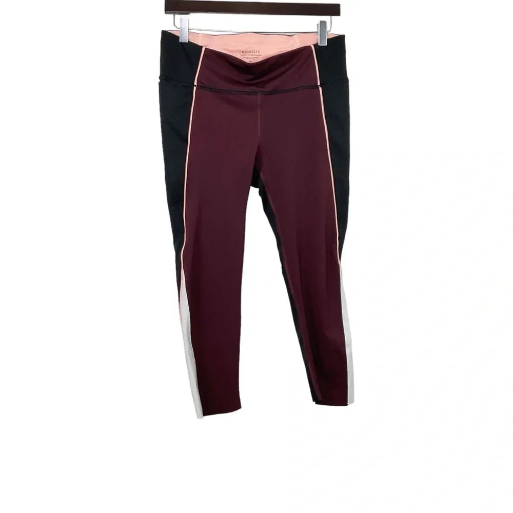 Athleta Velocity Colorblock Capri Tight Medium